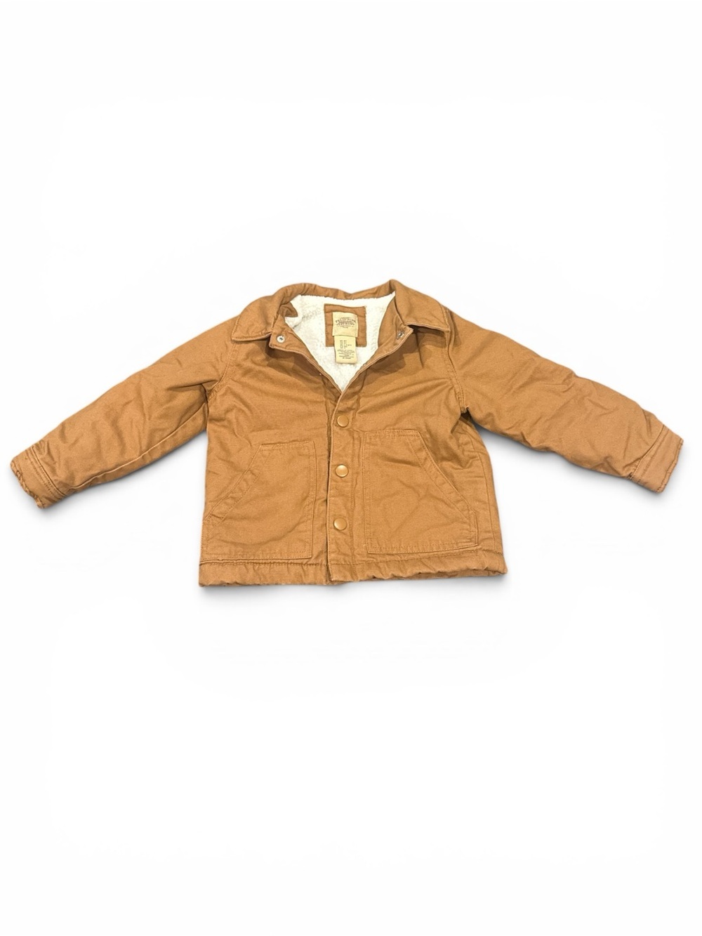 Telluride Clothing Co. Tan Sherpa-Lined Kids Jacket
